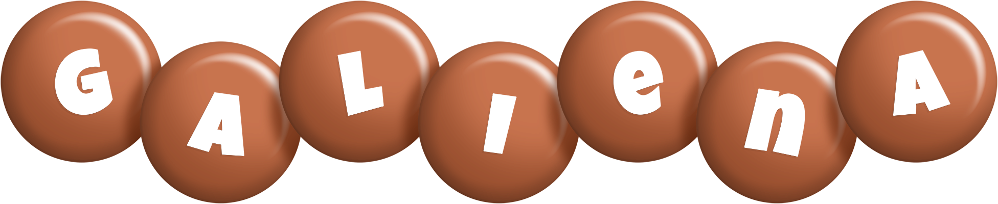 Galiena candy-brown logo