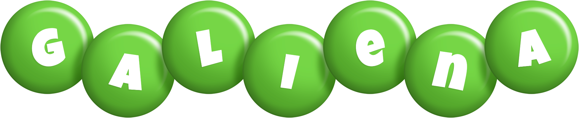 Galiena candy-green logo