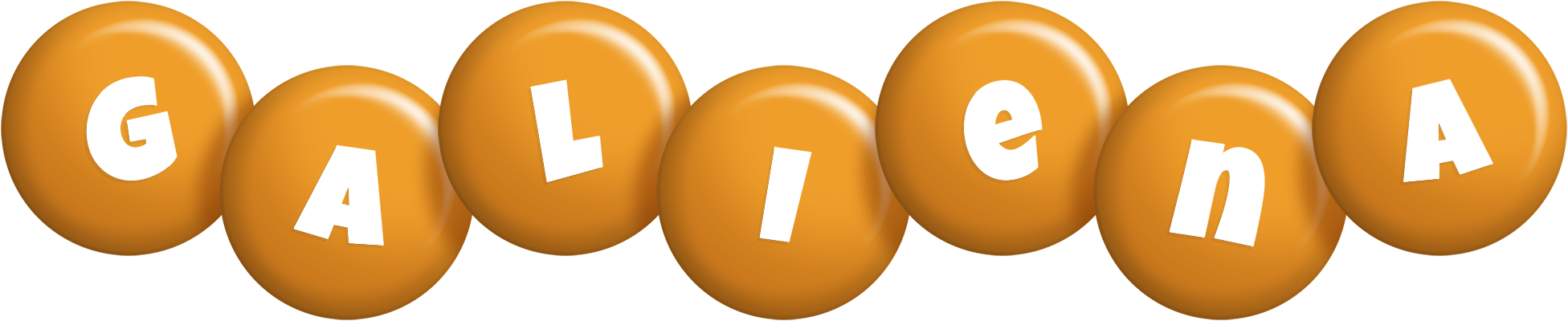 Galiena candy-orange logo