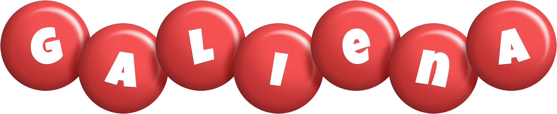 Galiena candy-red logo