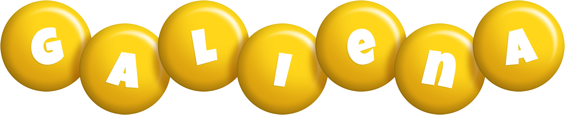 Galiena candy-yellow logo