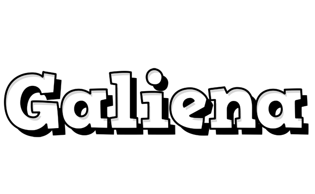 Galiena snowing logo