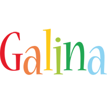 Galina birthday logo