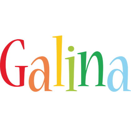 Galina birthday logo