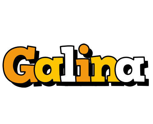 Galina cartoon logo