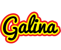 Galina flaming logo