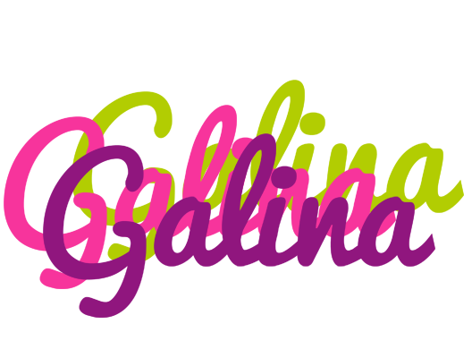 Galina flowers logo