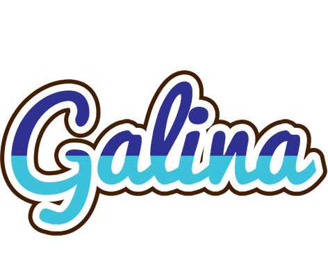 Galina raining logo