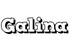 Galina snowing logo