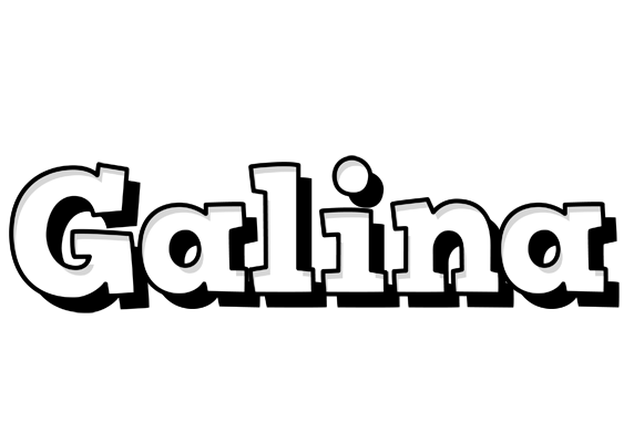 Galina snowing logo