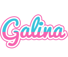 Galina woman logo