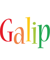 Galip birthday logo
