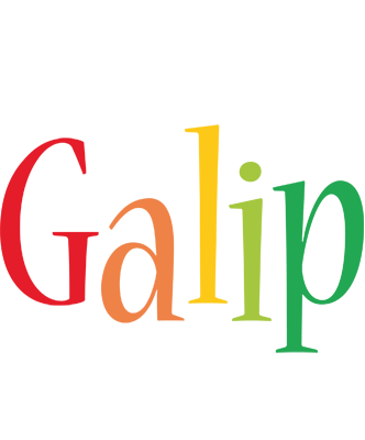 Galip birthday logo