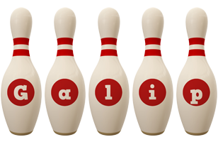 Galip bowling-pin logo