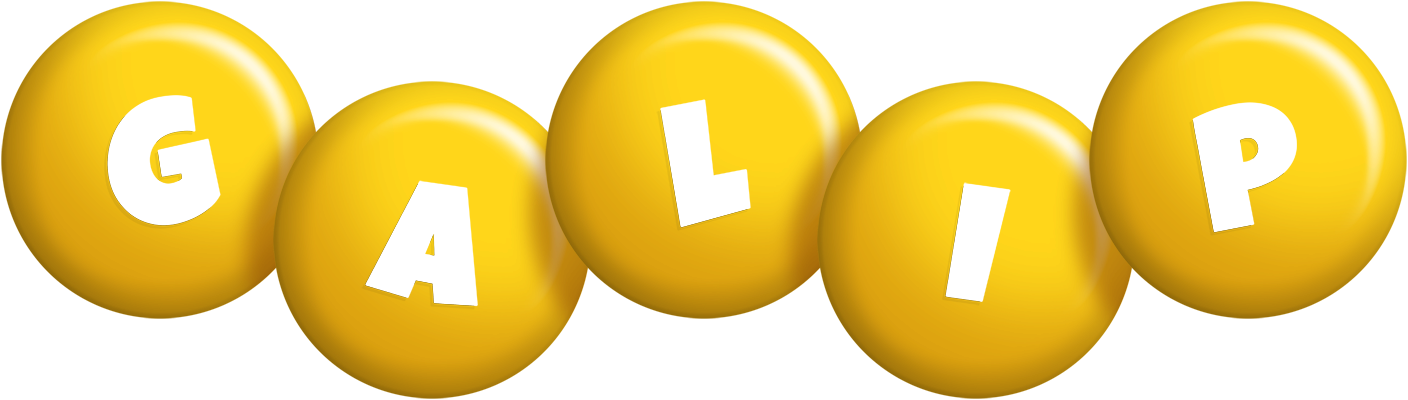 Galip candy-yellow logo