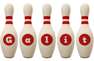 Galit bowling-pin logo