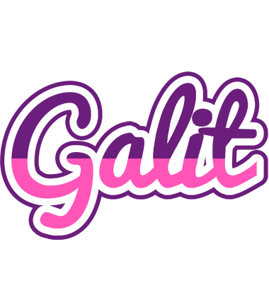 Galit cheerful logo
