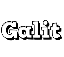 Galit snowing logo