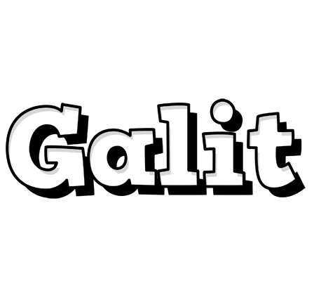 Galit snowing logo