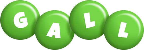 Gall candy-green logo