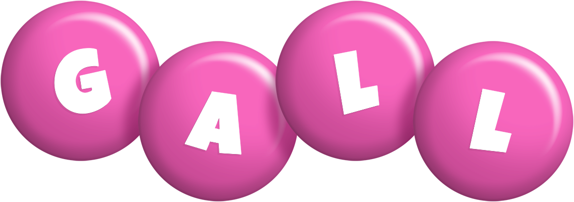 Gall candy-pink logo