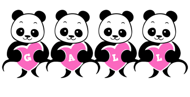 Gall love-panda logo