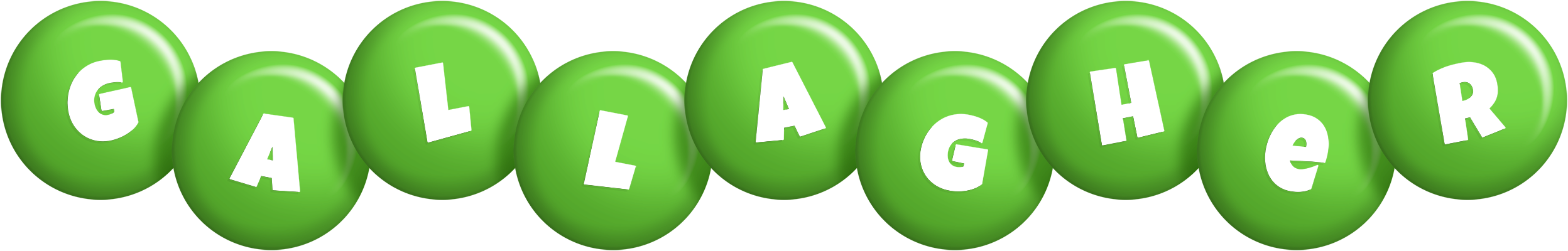 Gallagher candy-green logo