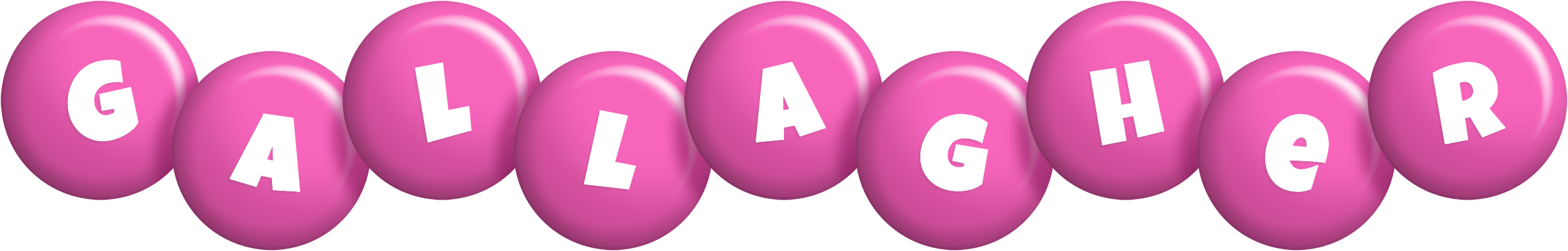 Gallagher candy-pink logo