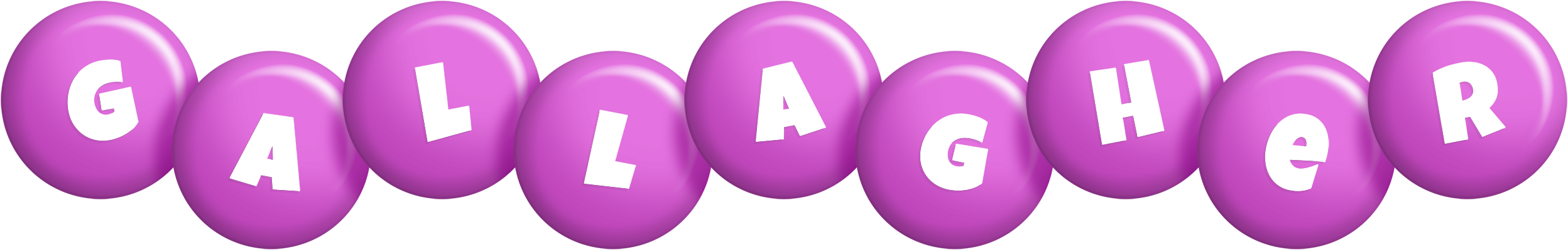 Gallagher candy-purple logo