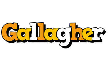 Gallagher cartoon logo