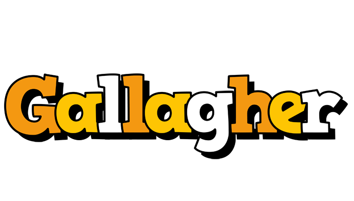 Gallagher cartoon logo
