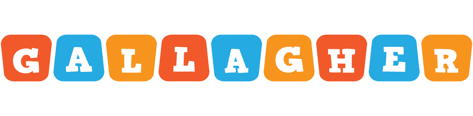 Gallagher comics logo