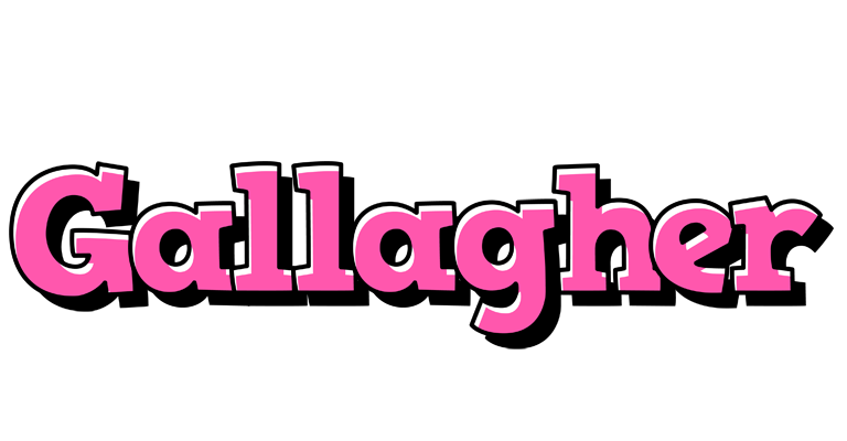 Gallagher girlish logo