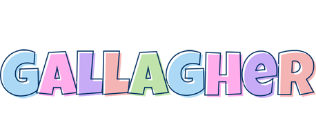 Gallagher pastel logo