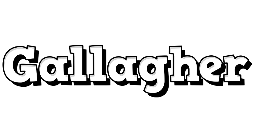 Gallagher snowing logo
