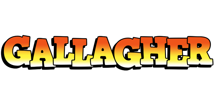 Gallagher sunset logo