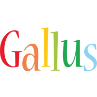 Gallus birthday logo