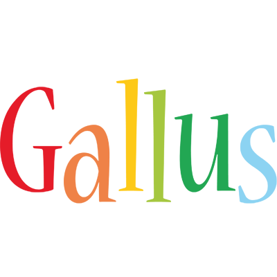 Gallus birthday logo