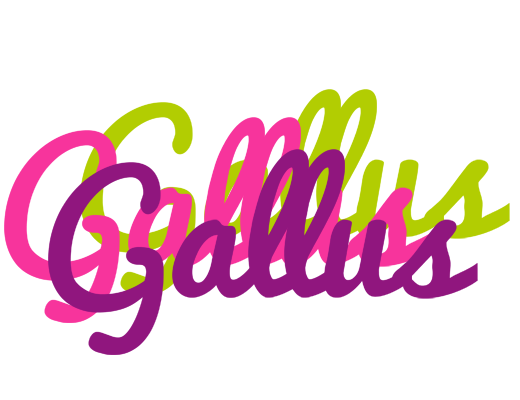 Gallus flowers logo