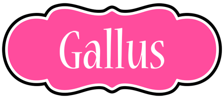 Gallus invitation logo