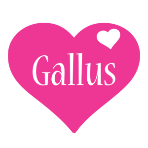 Gallus love-heart logo