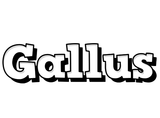 Gallus snowing logo