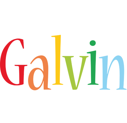 Galvin birthday logo