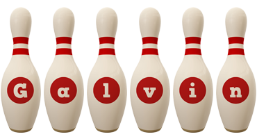 Galvin bowling-pin logo