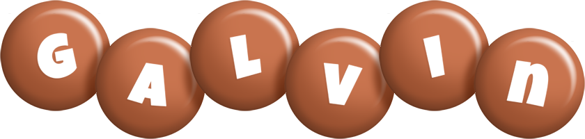 Galvin candy-brown logo