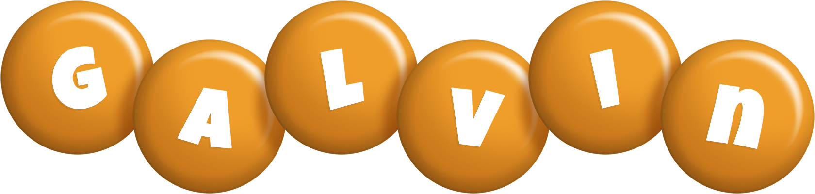 Galvin candy-orange logo