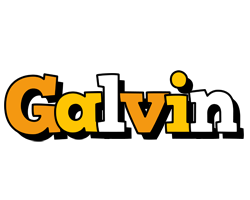 Galvin cartoon logo