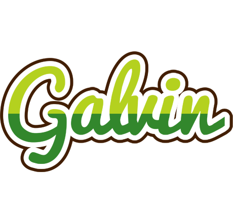Galvin golfing logo
