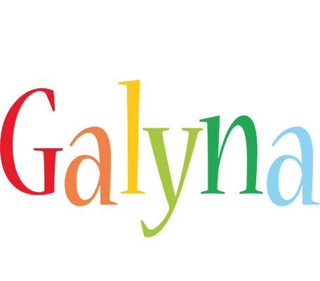 Galyna birthday logo
