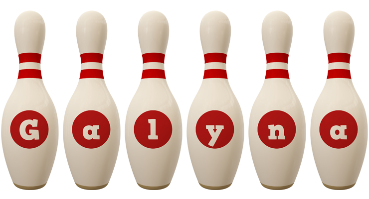 Galyna bowling-pin logo